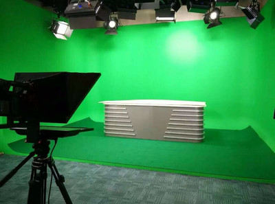 星河虚拟演播室设计 蓝绿箱灯光整体建设厂家 蓝箱装修方案