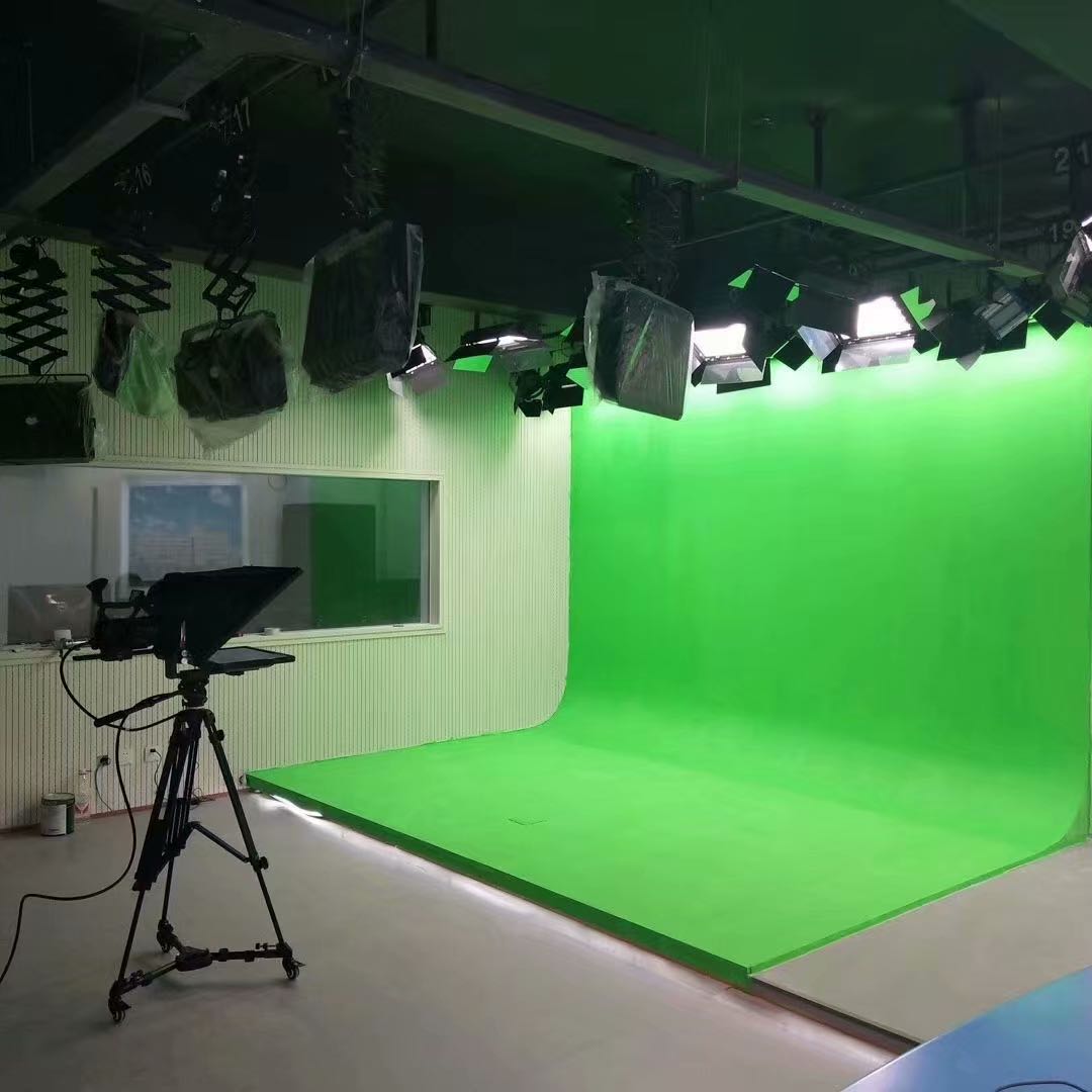 全套虚拟演播室建设 真三维校园演播厅蓝箱装修方案 全场景演播室 真三维演播室