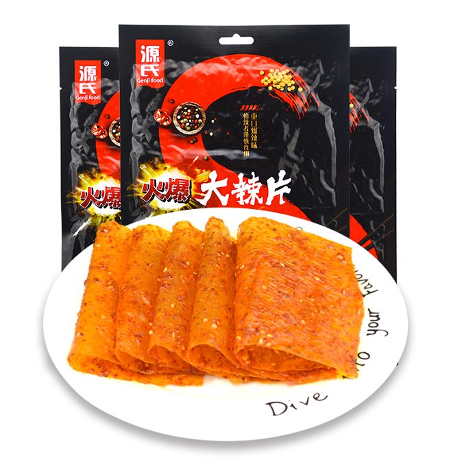 辣条经销甘肃省麻辣零食主播带货白银市儿时辣条配送  麻辣零食分销