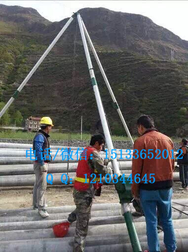 立12米杆立杆机 重量轻操作方便 立杆机配件承修类一级  起杆器  抱杆