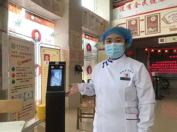 人脸识别体温闸机 企业门店门禁测温考勤
