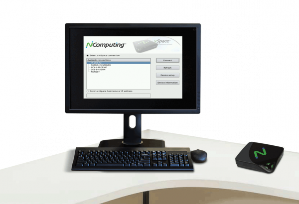 NComputing L300桌面虚拟化云终端  云终端虚拟化