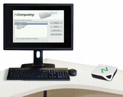 NComputing L250桌面虚拟化云终端  云终端虚拟化