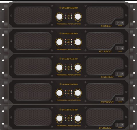 声准EX800/1200/2400/3600/5200功放机  声准开关电源功放机  声准功率放大器  声准电源时序器