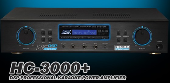 ETC HC-2000+/HC-3000+卡拉OK功放机  ETC卡拉OK功放机  ETC前级处理器  ETC功率放大器