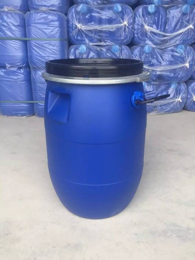 50升抱箍桶蓝色  50升法兰桶  50升卡卡子桶