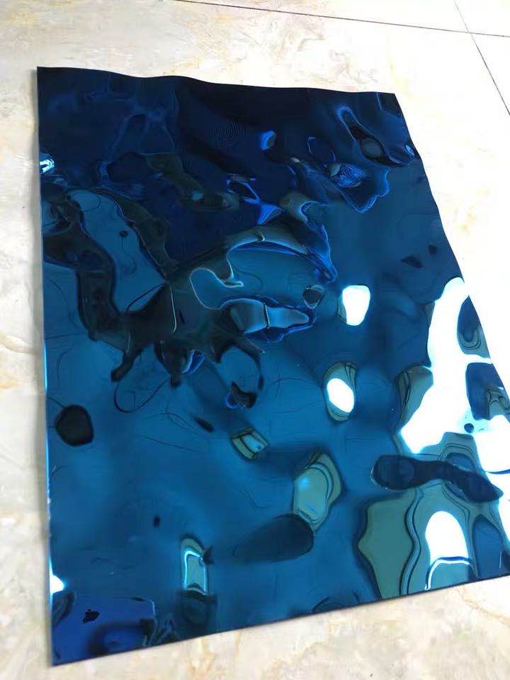 酒泉0.85MM镜面不锈钢水波板加工