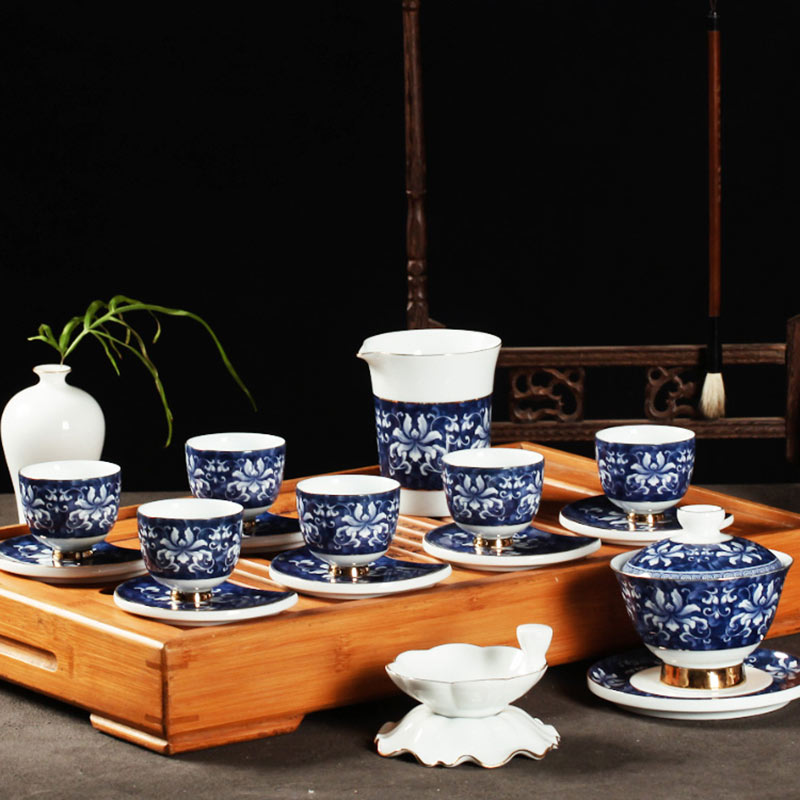 景德镇高档陶瓷茶具批发厂家  景德镇高档茶具