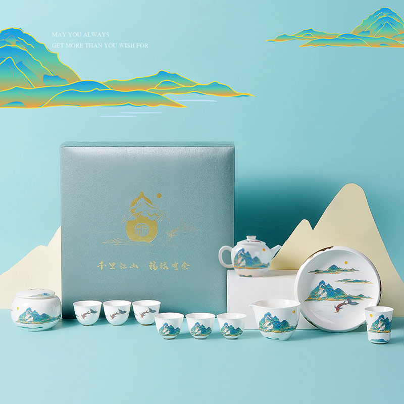 景德镇高档陶瓷茶具批发厂家  景德镇高档茶具