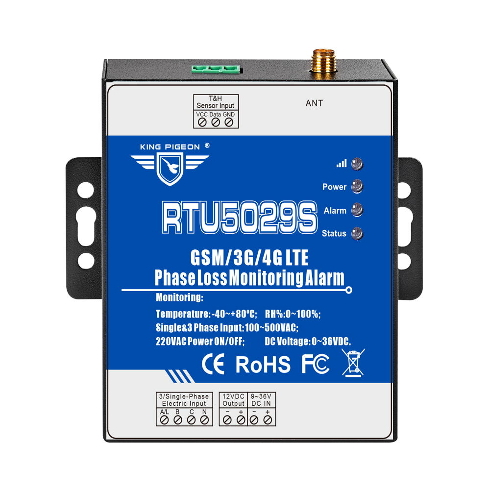 RTU5029S 4G 380V三相电断电缺相报警器  4G报警器  380V断电报警器