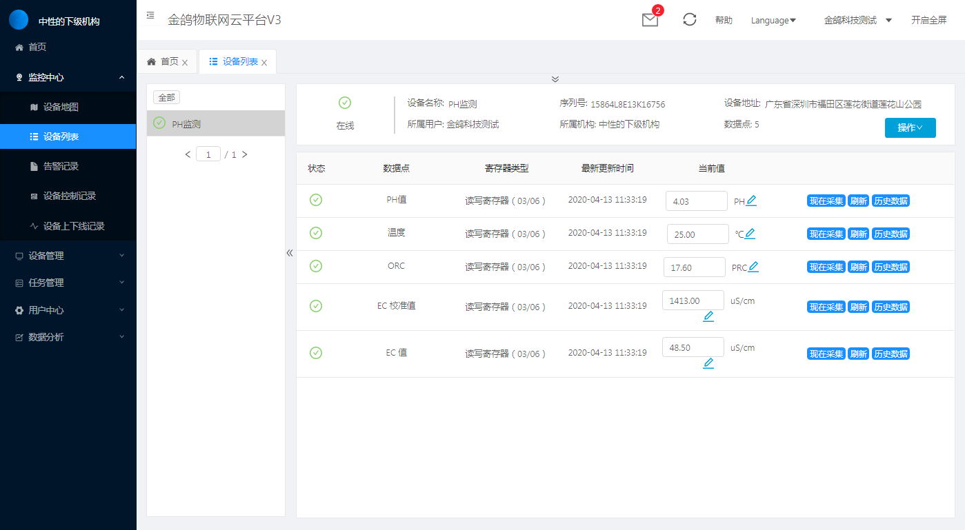 pH值在线检测及控制系统  PH值在线检测  PH值在线检测系统