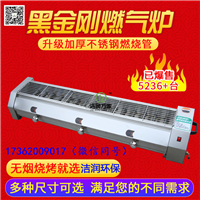福建1.5米燃气无烟烧烤炉 商用洁润环保】  燃气烧烤炉  环保烧烤炉