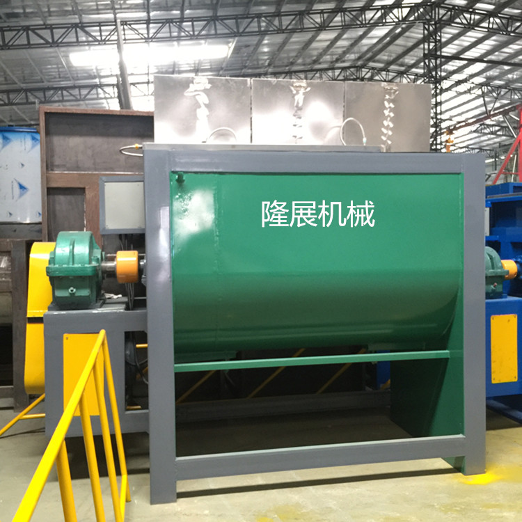 厂家直销不锈钢PP颗粒塑料拌料干粉卧式搅拌机  不锈钢搅拌机  PP塑料颗粒  干粉拌料肥料
