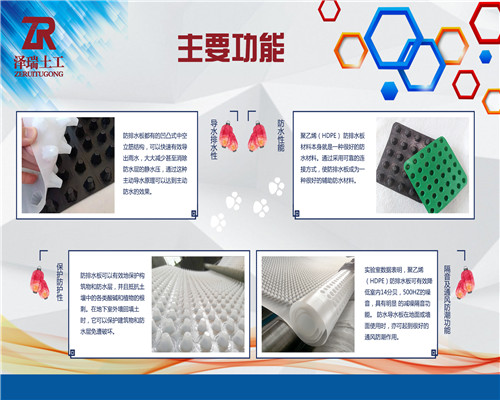 上海绿化耐根刺阻根板《车库蓄排水板价格  上海绿化阻根板  上海车库蓄排水板  上海小排水板价格