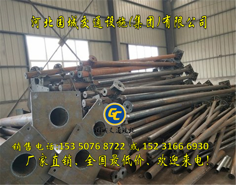 丰镇悬臂式标志杆生产厂,公路标志杆制造厂家  公路标志牌  悬臂式交通标志杆  交通警示标志牌