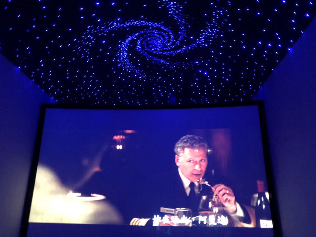 浙江杭州星空顶家庭影院满天星光纤灯吊顶定制