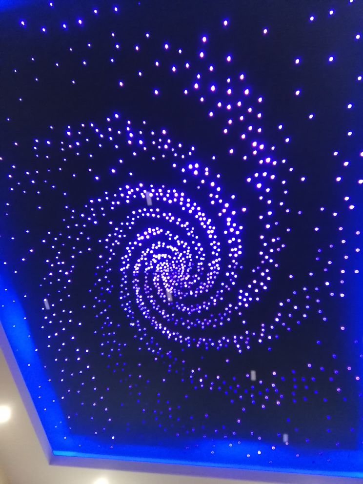 浙江湖州星空吊顶光纤灯家庭影院满天星吊顶定制 星空顶