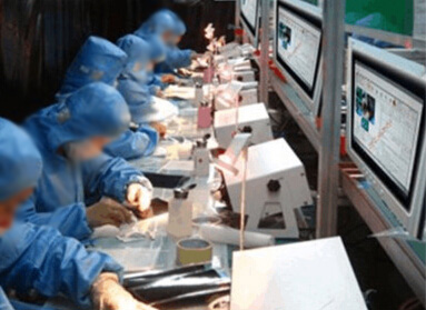 生产流水线云终端机结合显示屏的运用  流水线管理  流水线部署
