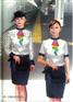 空姐服职业套装夏季新款定制衬衫包臀送丝巾前台工作服