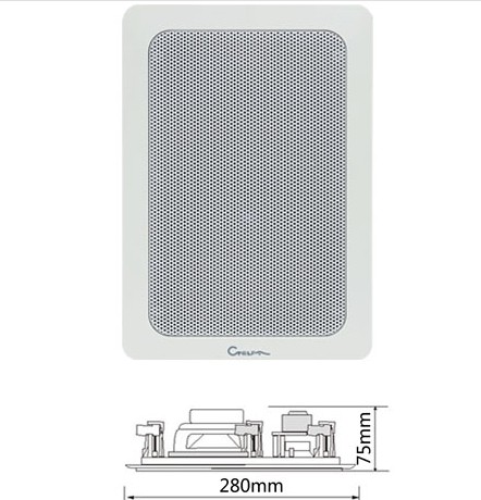 CTRLPA肯卓 CA941/CA942方形吸顶天花喇叭  CTRLPA肯卓方形喇叭  肯卓CA941方形喇叭  肯卓CA942天花喇叭