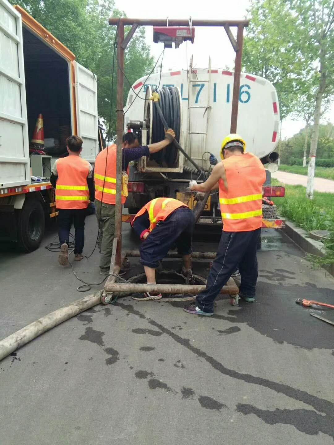 刘家窑抽隔油池