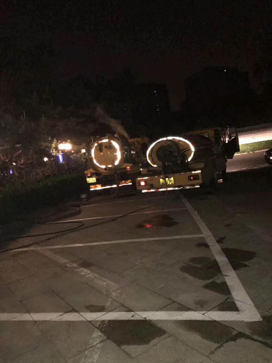 北七家抽污水泥浆