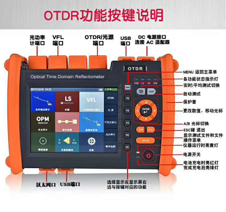 TelcomwayTO2103光时域反射仪OTDR  TO2103 光时域反射仪  TO2103 OTDR  TO2103光纤测试仪