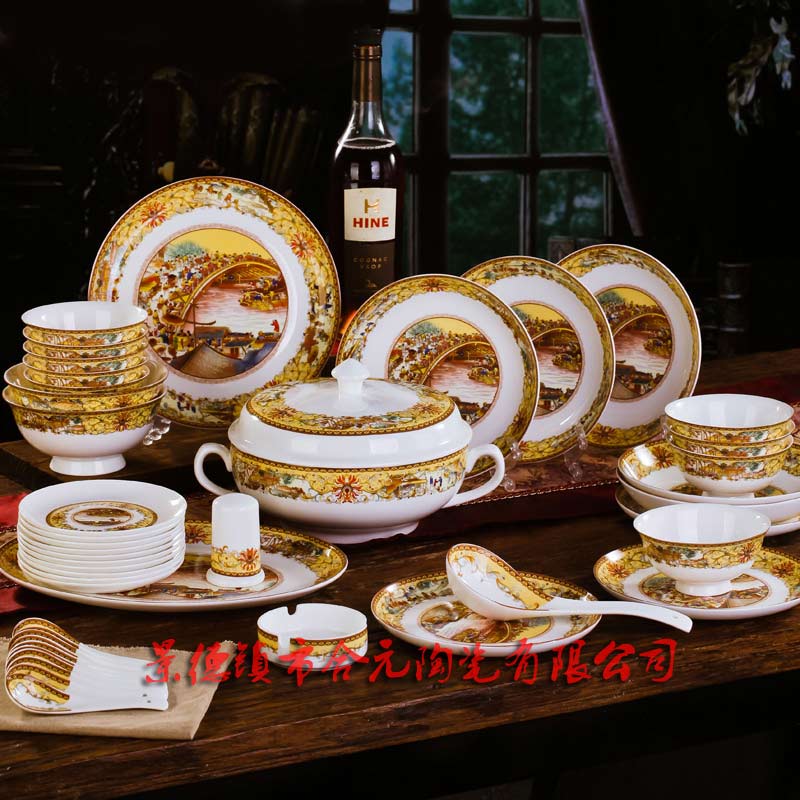定制端午节礼品陶瓷餐具套装  定制端午节礼品餐具