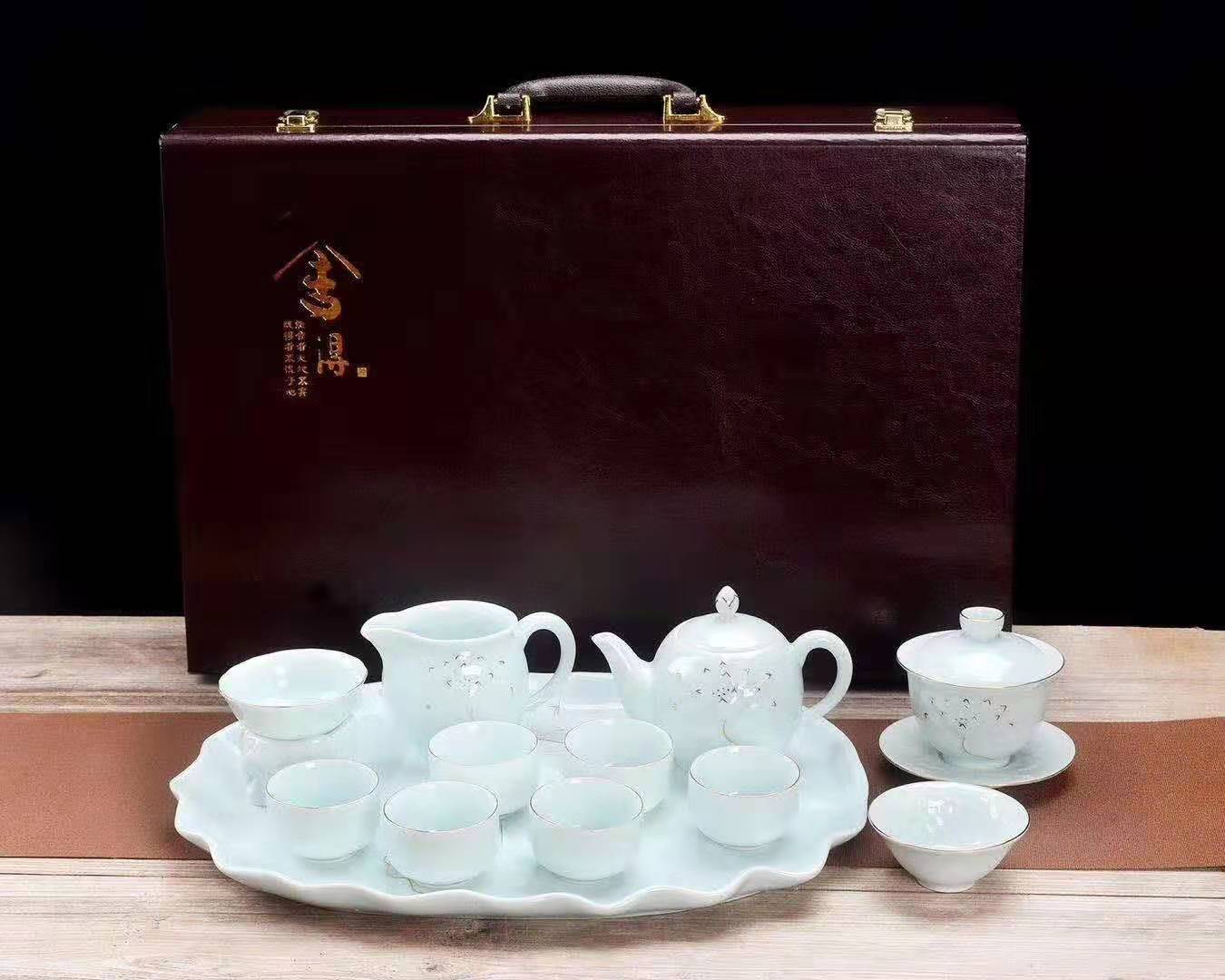 赠送客户礼品陶瓷茶具套装