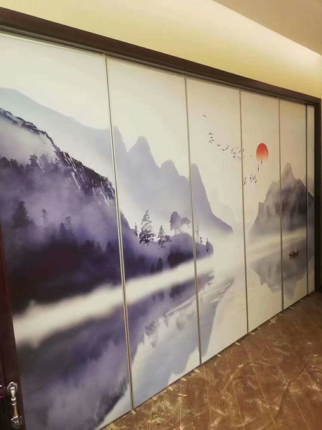 柳州活动隔断提高酒店接待的环境提高客户体验度  广西活动屏风  广西活动隔断  酒店办公屏风