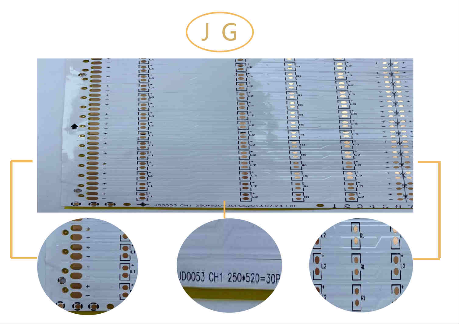 竞国电子元器件 单双面柔性线路板 pcb板加工 LED电路板  LED灯  fpc