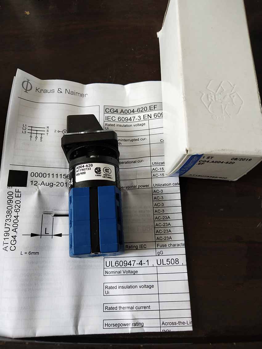 奥地利Kraus Naimer K+N转换开关  奥地利K+N