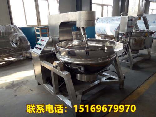 行星搅拌夹层锅，番茄酱专用炒锅，行星搅拌夹层锅厂家