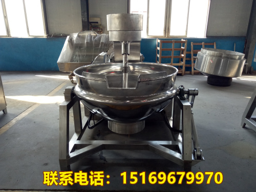 行星搅拌夹层锅，番茄酱专用炒锅，行星搅拌夹层锅厂家