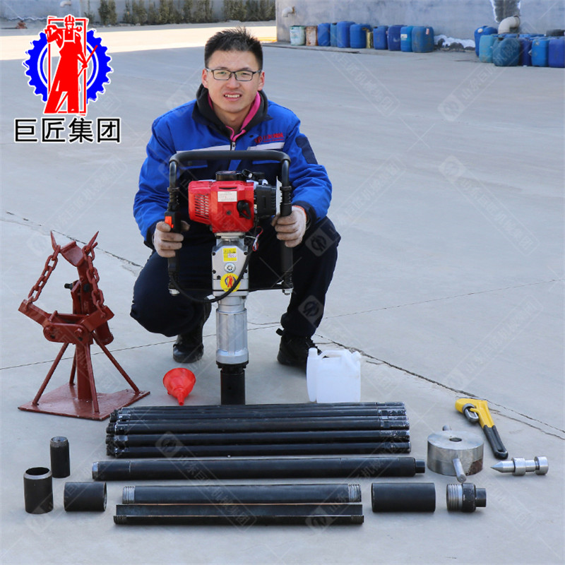汽油机便携式取土钻机25米无扰取样钻机轻便钻机  地质钻机  轻便取样钻机