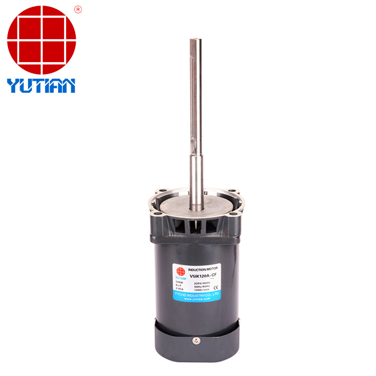 重庆120W长轴电机，耐高温电机V5IK120A-CF  耐高温长轴电机  自动化机械设备电机