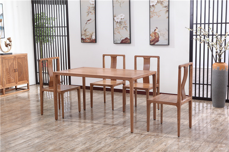 保亭  木言木语餐厅家具 绿色好品质新中式实木餐桌厂家