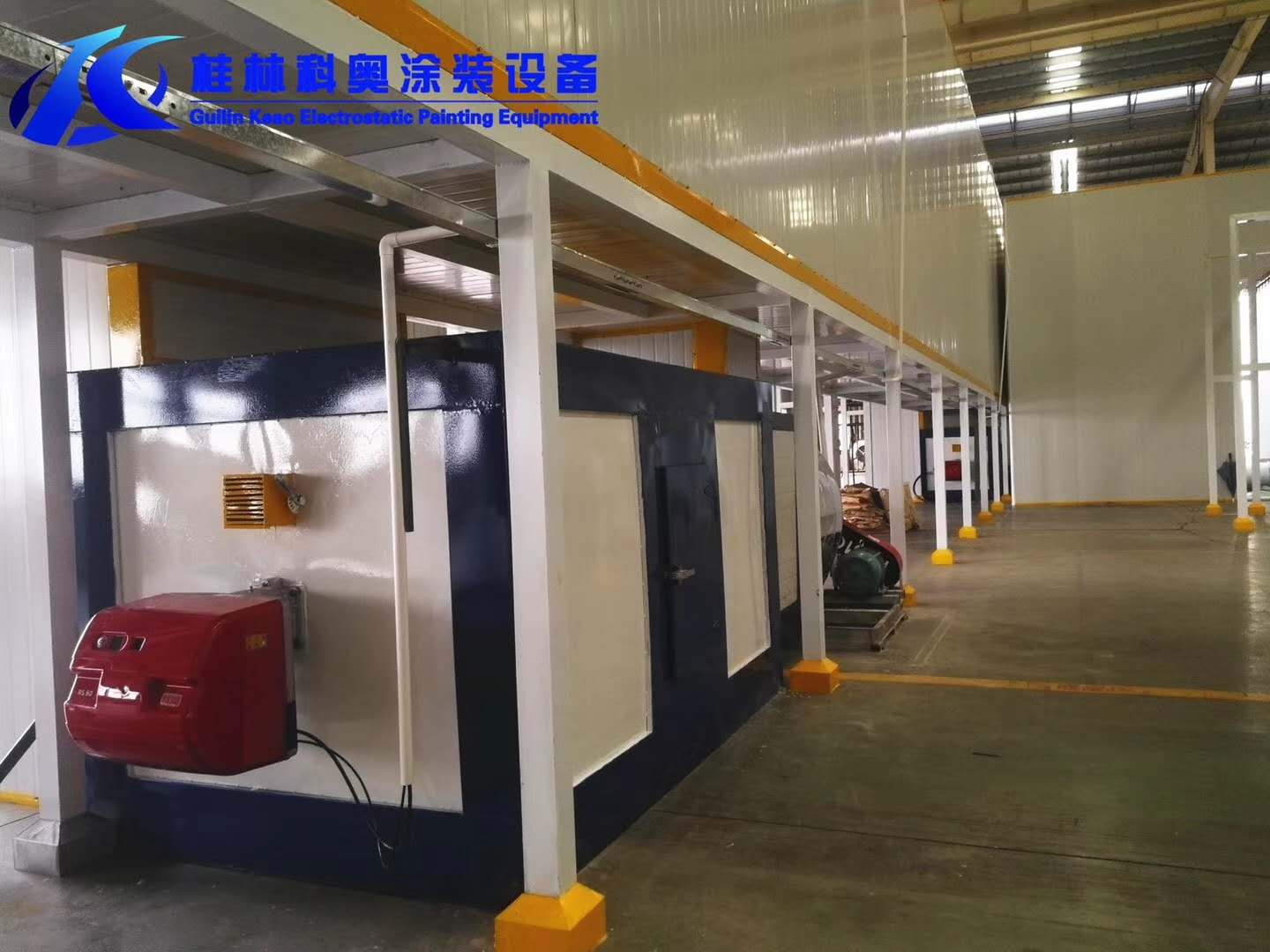 铜门喷塑生产线  喷塑设备  工业烤箱