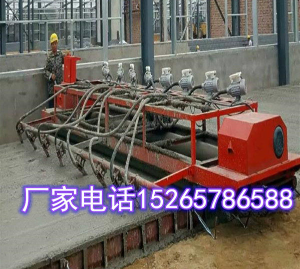 混凝土路面震排一体机 电动三轴搅龙振捣一体机  摊铺机  拉毛机  刻纹机