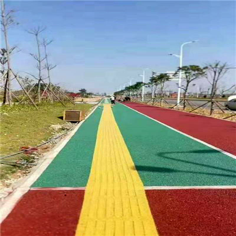黑色沥青路面改色漆 彩色路面改色漆  透水路面漆