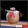 仿古老式磨砂陶瓷土酒坛子1斤2斤3斤5斤装