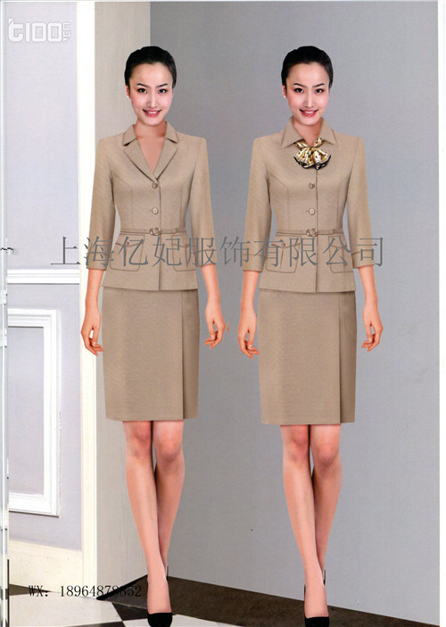 商场营业员工作制服夏装定制珠宝店金店服装  眼镜店工装