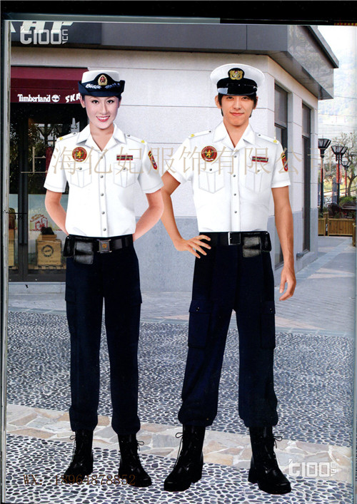 保安工作服夏装短袖衬衫西裤物业商场  酒店保安制服定制
