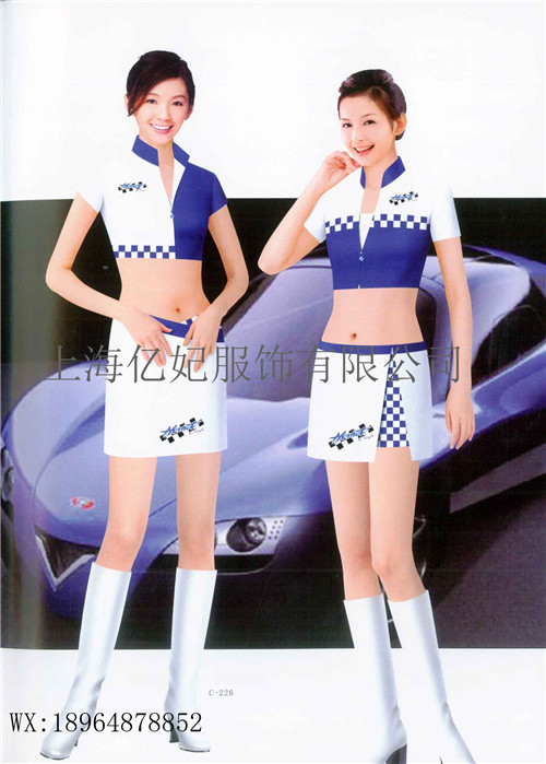 促销员工作制服饮料汽水啤酒促销装车模服食品  家电促销制服