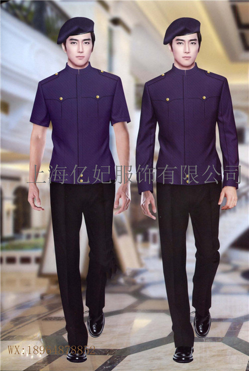 酒店宾馆门童工作制服西装燕尾服泊车服  行李生衣服定制