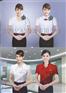 空姐服夏装衬衫半裙西装裙高铁制服校服定制