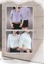 夏季长袖全棉衬衫女短袖白衬衣定制员工作服银行工服