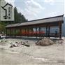 古建防腐木长廊，仿古木走廊，户外实木景观廊架