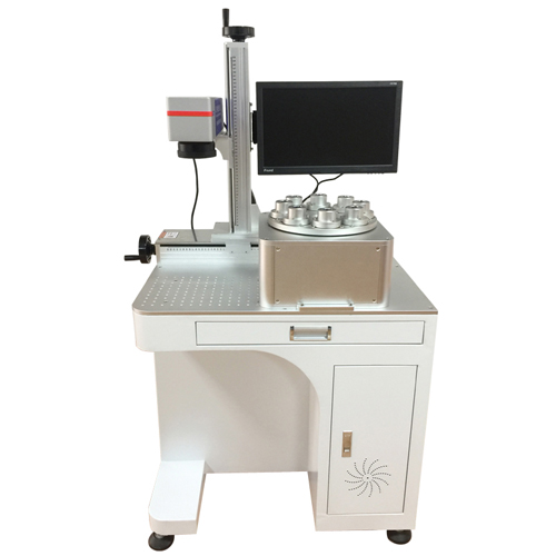 多工位激光打标机五金灯具喷码机钢笔纽扣刻字机