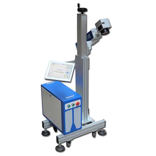 在线飞行光纤激光打标机生产线刻字机全自动日期喷码机 飞行光纤打标机 全自动喷码机